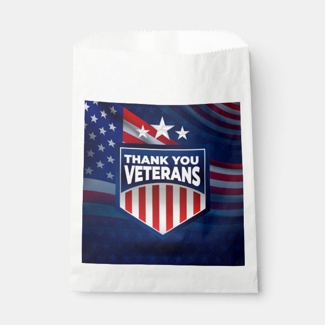 Veterans Day  Favour Bag (Front)