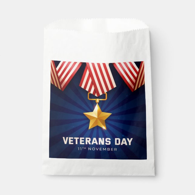 Veterans Day  Favour Bag (Front)