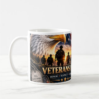 Veterans Day Freedom Is Not Free Patriotic Eagle Coffee Mug