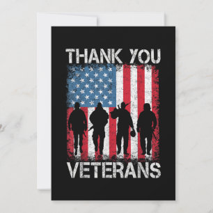 Veterans Day Gifts Thank You Veterans Proud Invitation
