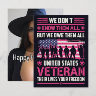 Veterans Day, Halloween, and Christmas 2025 Holida Holiday Postcard