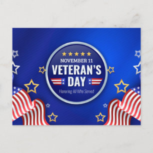 Veterans Day Holiday Postcard