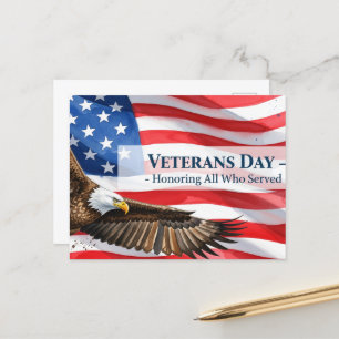 Veterans Day - Honoring all who served Postcard