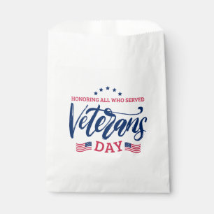 Veterans Day - Honouring all who served Favour Bag