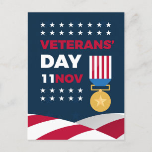 Veterans Day - Honouring all who served  Holiday Postcard