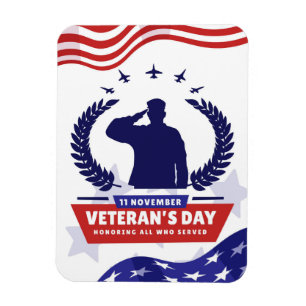 Veterans Day - Honouring all who served  Magnet