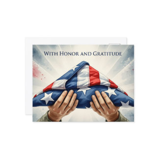 Veterans Day - Honouring all who served Postcard