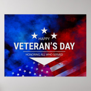 Veterans Day - Honouring all who served Poster