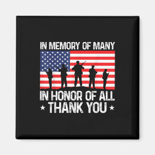 Veterans Day In Honour Of All Veteran Memorial Day Magnet