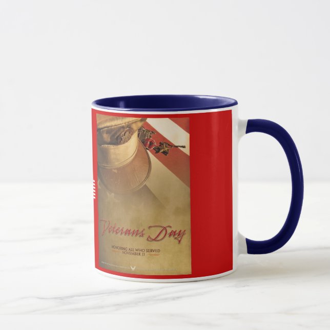 VETERANS DAY MUG - Customised - Customised (Right)