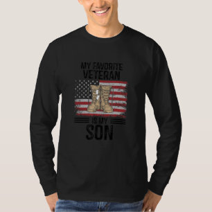 VETERANS DAY MY FAVORITE VETERAN IS MY SON 2 T-Shirt