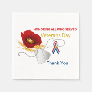 Veterans Day Napkin