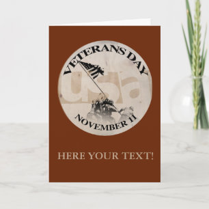 VETERANS DAY NOVIEMBRE 11 CARD