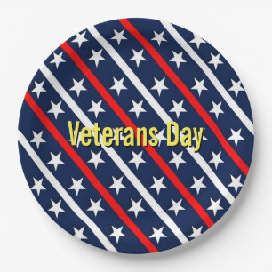 Veterans Day Paper Plate