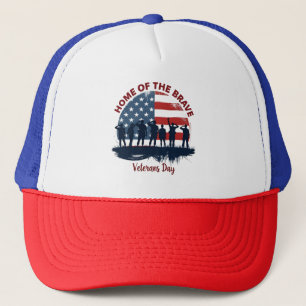 Veterans Day Patriotic Tee Trucker Hat