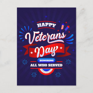 Veterans Day  Postcard