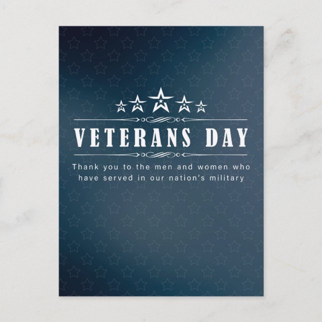 Veterans Day Postcard (Front)