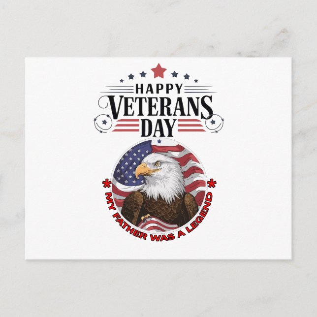 Veterans Day Postcard (Front)