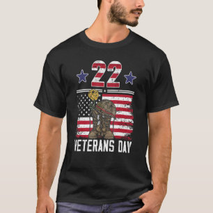 Veterans Day Proud Veteran Dad Son Papa Grandpa T-Shirt