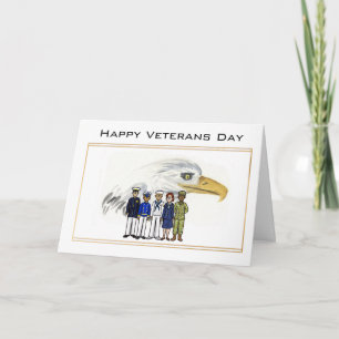Veterans Day Service Members & American Eagle Card