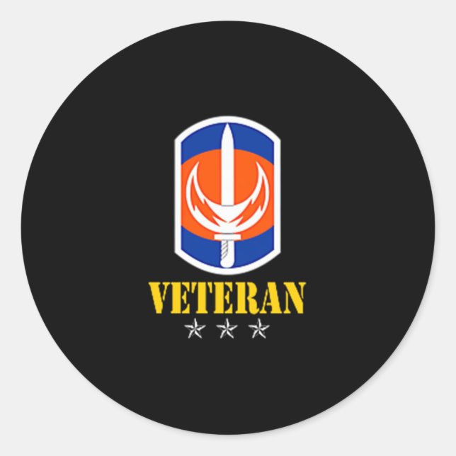 Veterans Day Shirt 228th Signal Brigade Veteran Mi Classic Round Sticker (Front)