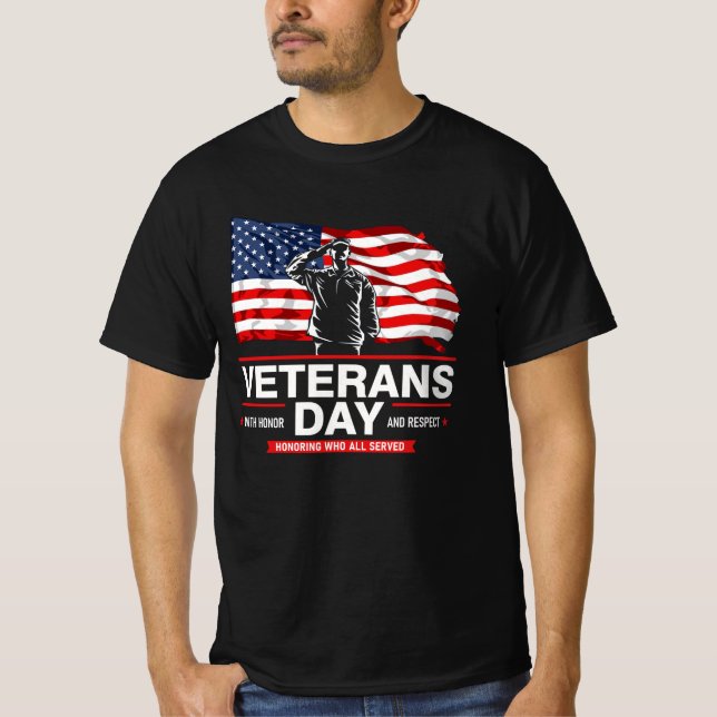VETERANS DAY  T-Shirt (Front)