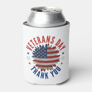 VETERANS DAY THANK YOU  CAN COOLER