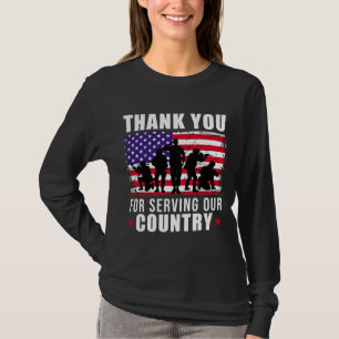 Veterans Day Thank You for Service Army Veteran T-Shirt