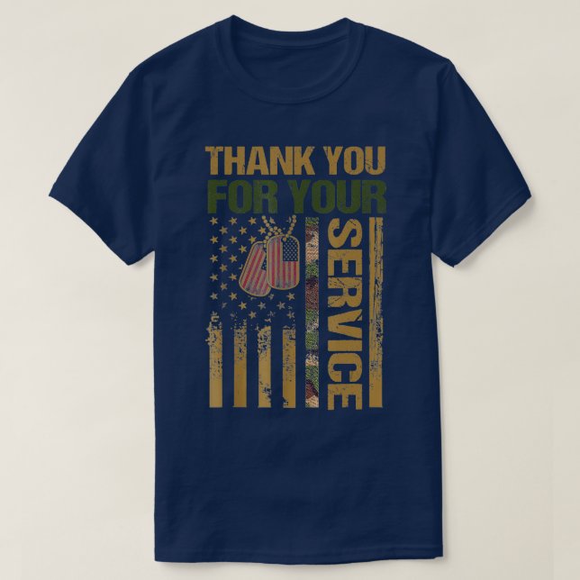 Veterans Day  Thank You Veterans Memorials Day  T-Shirt (Design Front)