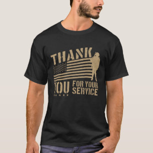 Veterans Day - Thank You Veterans USA Flag Memoria T-Shirt