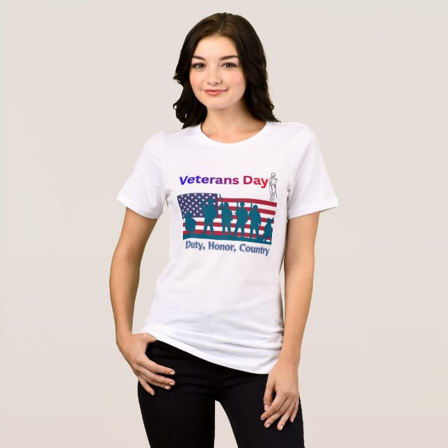 Veterans Day Tri-Blend Shirt (Front Full)