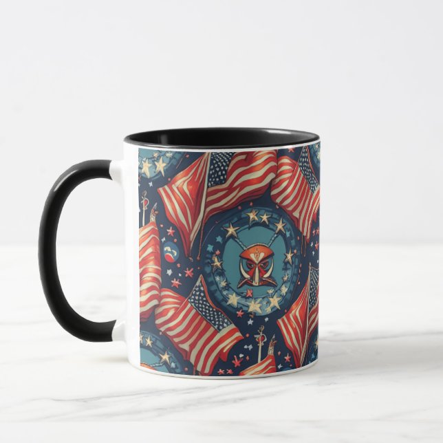 Veterans Day Tribute Mug - Honouring Our Heroes (Left)
