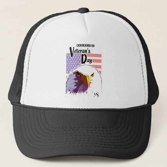 Veteran's Day Trucker Hat (Front)