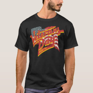 Veterans day united states flag T-Shirt