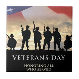 Veteran's Day USA  Ceramic Tile