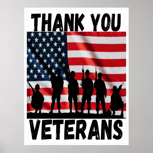 Veterans Day, Veterans Day 2025, Veterans Day 2026 Poster (Front)