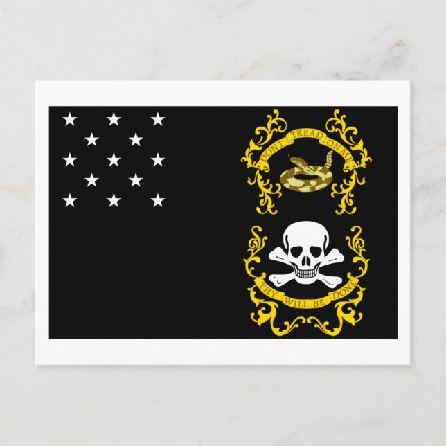 Veterans Exempt Flag Postcard (Front)