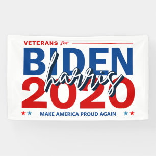 Veterans for Biden Harris 2020 Election Campaign Banner