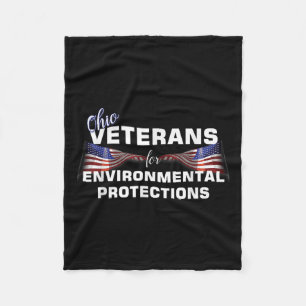 Veterans For Environmental Protections Ohio  Fleece Blanket