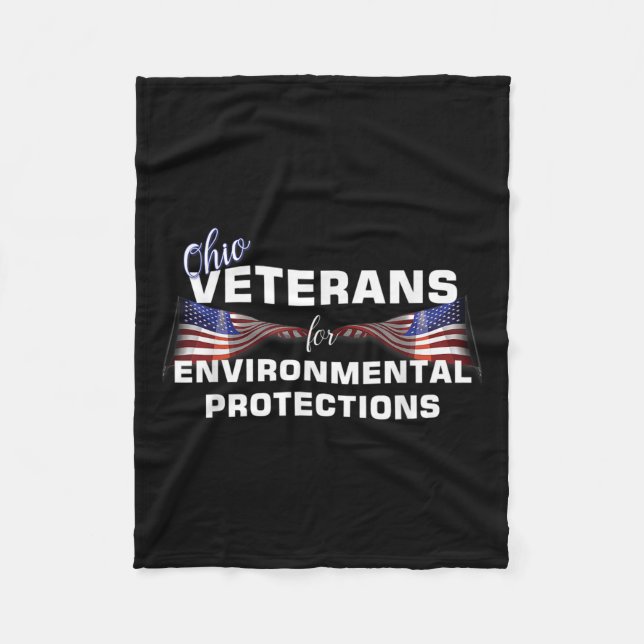 Veterans For Environmental Protections Ohio  Fleece Blanket (Front)