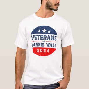 Veterans For Harris 2024 For President Campaign T-Shirt