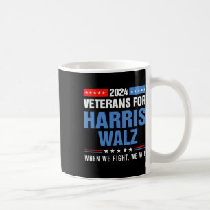 Veterans For Harris W 2024 Presidential Campaign  Coffee Mug