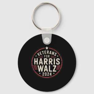 Veterans For Harris Waltz Wheimer 2024 American Fl Key Ring