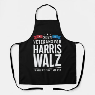 Veterans For Harris Walz 2024 Presidential  Apron
