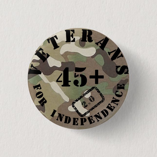 Veterans For Independence 2.0 Camo Badge (Front)
