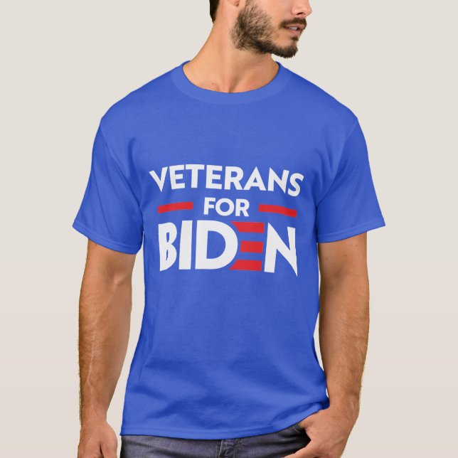 VETERANS FOR JOE BIDEN T-Shirt (Front)