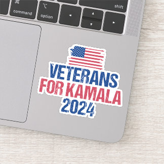 Veterans for Kamala 2024 Election Laptop