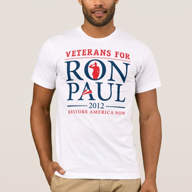 Veterans for Ron Paul Shirt (Front)