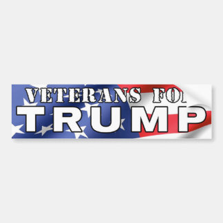 Veterans for Trump 2016 Bumper Sticker