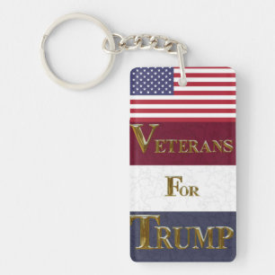 VETERANS FOR TRUMP KEY RING